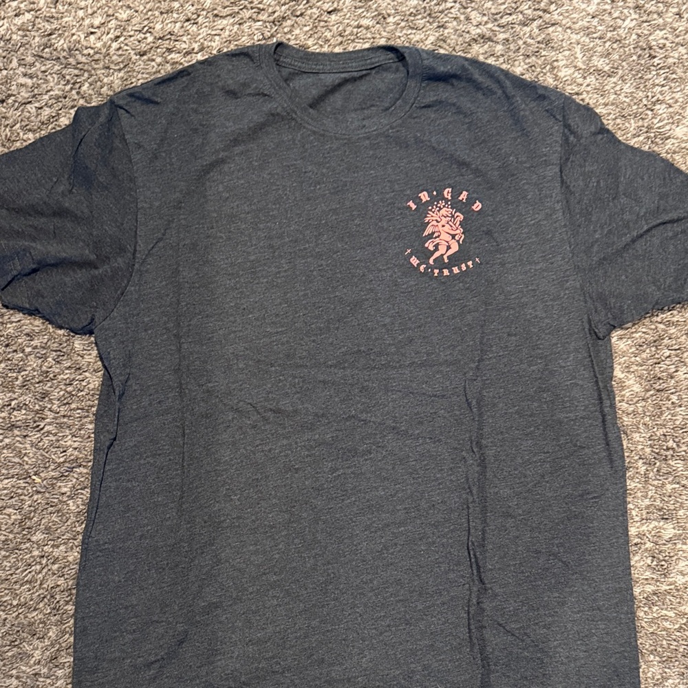 Gracias A Dios Mezcal company. Men's Gray Graphic T-Shirt.